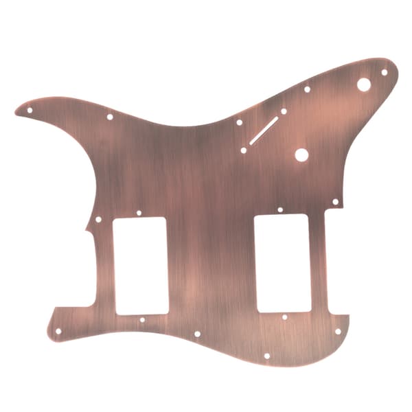 Gitarer Kobber HH Plekterbrett & Bakplate Tremolo Hulromsdeksel for ST Gitar