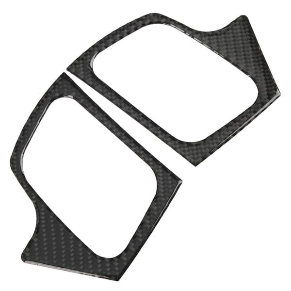 2 st instrumentbräda sidoluftventil trim kolfiberramskydd passar för Honda CR-V 2016-2019