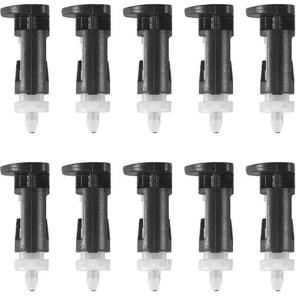 10 plastik monteringsclips til 4-vejs CPU-kølere 1155 775 (som afbilledet)