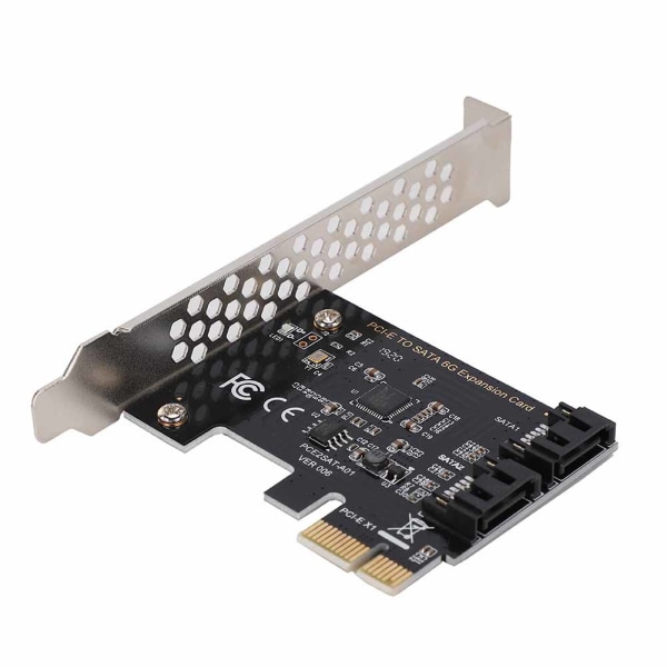 PCI-E-kort PCI Express till SATA 3.0 2-portar SATA III 6 Gbps expansionskort