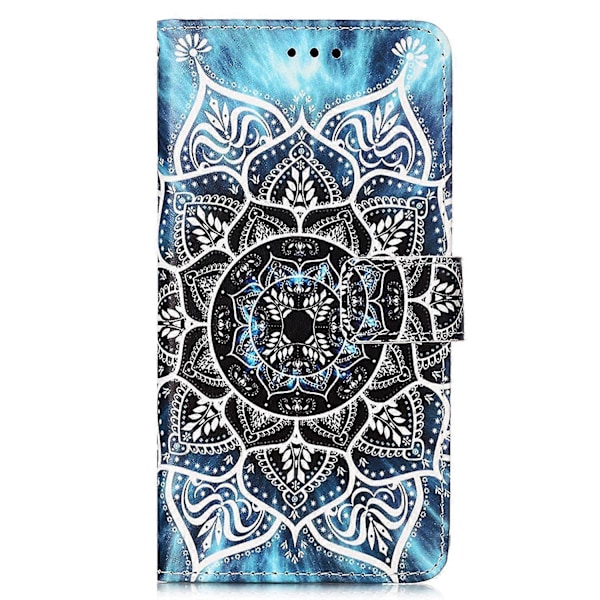 Til Samsung Galaxy A54 5g PU Læder Wallet Stand Telefon Cover Fuld Dækning Indre TPU Cover Zekai MandalaFlower