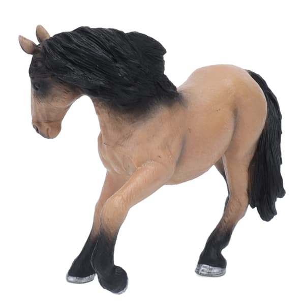 Lusitano Hest Solid Modell Livaktig Dyrefigur Statisk Ornament Barn Kognitivt Leketøy