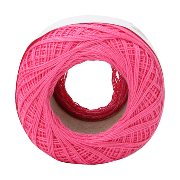Lace Line Bomull Handvirkad Summer Silk Light Thin Line (6615 Rose Red)
