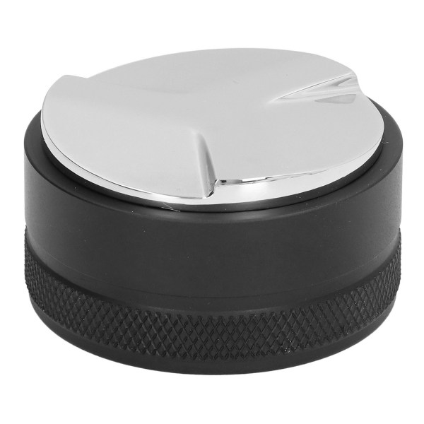 Kaffefordeler Justerbar bærbar rustbestandig sort padle Kaffefordeler pulvertryk51mm