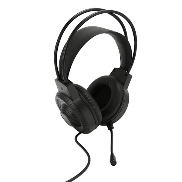 RGB-kablet gamingheadset med mikrofon 3,5 mm stik dyb bas surround gaminghovedtelefoner til computer bærbar computer