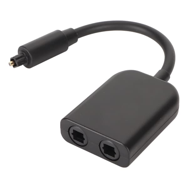 Optisk splitter 1 ind 2 ud Han til Hun 6 Core Optisk Fiber Lydkonverter til PS3 til Xbox One S CD DVD