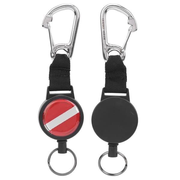 Dykke Wire Stækfjedertov Lanyard Anti‑tabt Nøglering BCD Tilbehør