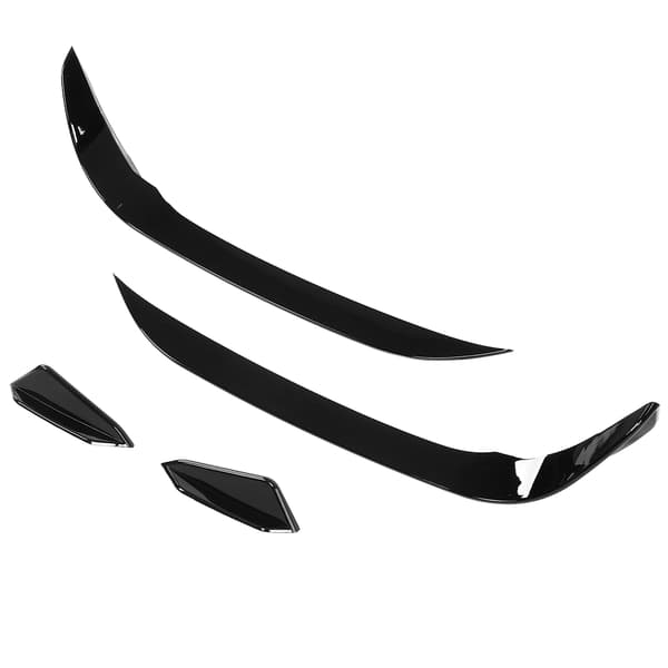 4 STK. Kofanger Aero Kits Canards Vinge UV-resistent erstatning til MK7.5 GTD 2017-2020 Glanssort