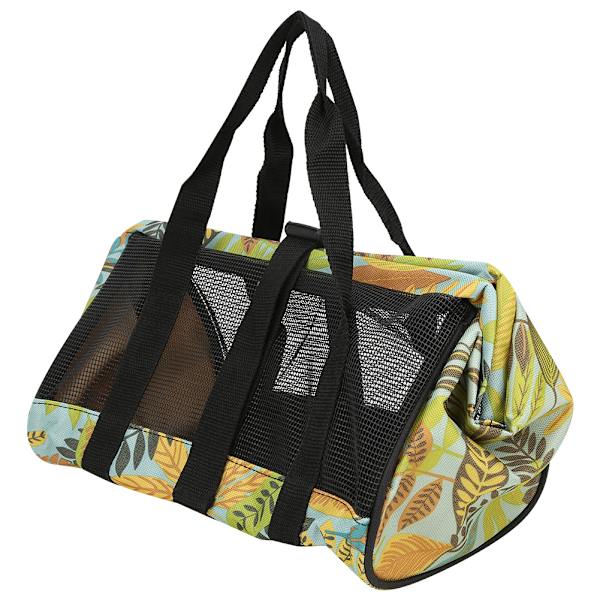 Havearbejdsredskab Opbevaringspose Mesh Opbevaring Håndtaske til Havearbejdsredskaber Legetøj 30x20x20cm Gule Blade