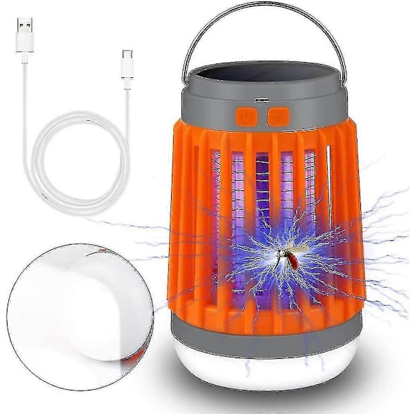 Campinglampa Solcellslampa UV-ljus Insektsdödare Myggdödare Campinglykta -CNSZ