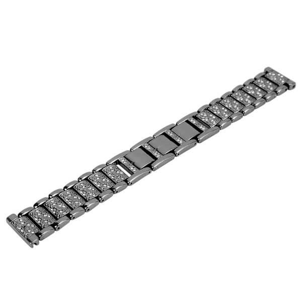 22 mm skinnende smarturbånd til Samsung Gear S3/ Gear2 R380/ Gear2 Neo R381/ Live R382Black(opp)