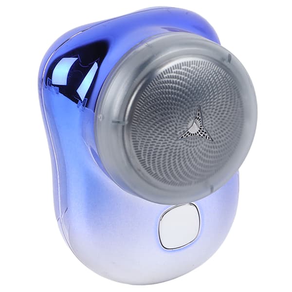 Elektrisk Mini Hårklipper Vanntett USB Oppladbar Legeringskutter Hårtrimmer Blå