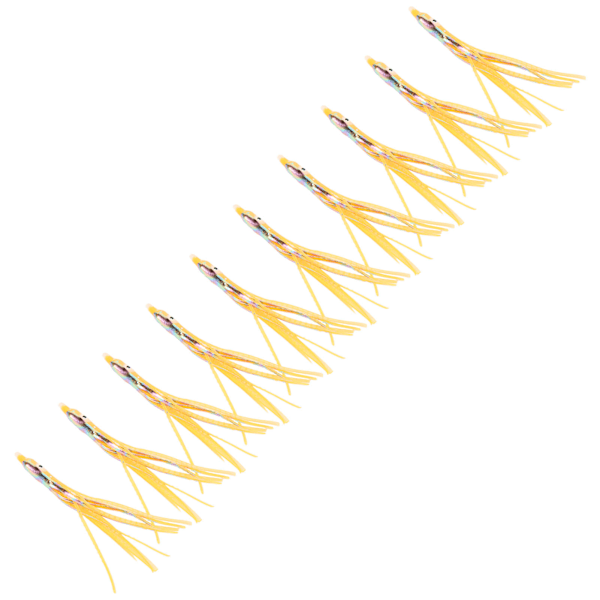 10 kpl kalastusviehettä keinotekoinen kalastusviehe jig tarvikkeet joelle rannalle järvelle 8 cm pituus oranssi laser