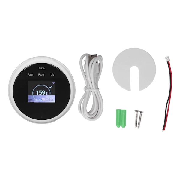 WiFi naturgas sensor USB-driven smart LPG gaslarmsdetektor läckagesensor för brännbar gas