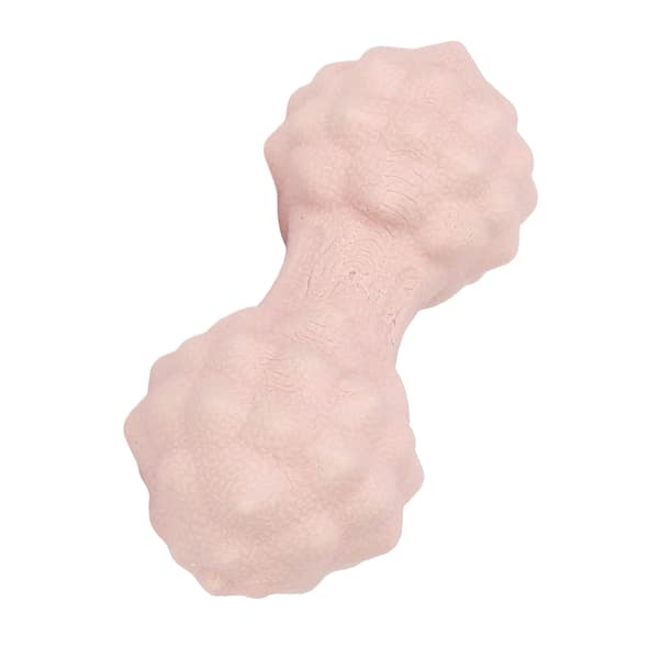 Peanut Massagebold Multi Directionel Massage Ergonomisk Blød Dobbelt Lacrosse Massagebold til Stressreduktion Pink