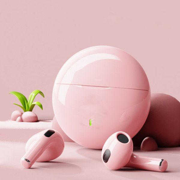 Cartoon Bluetooth -kuulokkeet söpö herkkä mikrofoni suuri kapasiteetti akku Bluetooth-stereokuulokkeet Minnie Pink