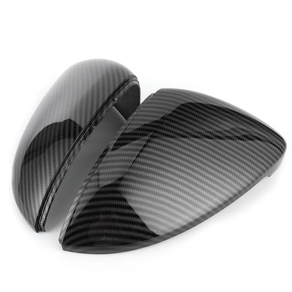 Karbonfiberstil Sidespeildeksel Dekorative Hetter Passer for MK7 2014-2018