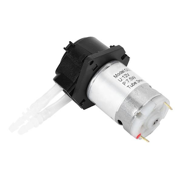 12V 3*5 Doseringspump DIY Peristaltisk Slang Huvud För Akvarium Lab Kemisk Analys(svart)