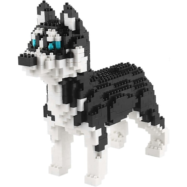 Miniature Hundeblokke, 950 Brikker Kljm-02 (Husky)