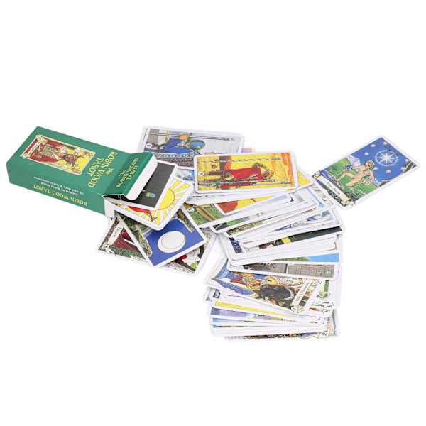Skæbne Divination Tarot Deck Bærbar Utsøgt Unikt Mønster Fortune Telling Tarot Kort Party Brætspil