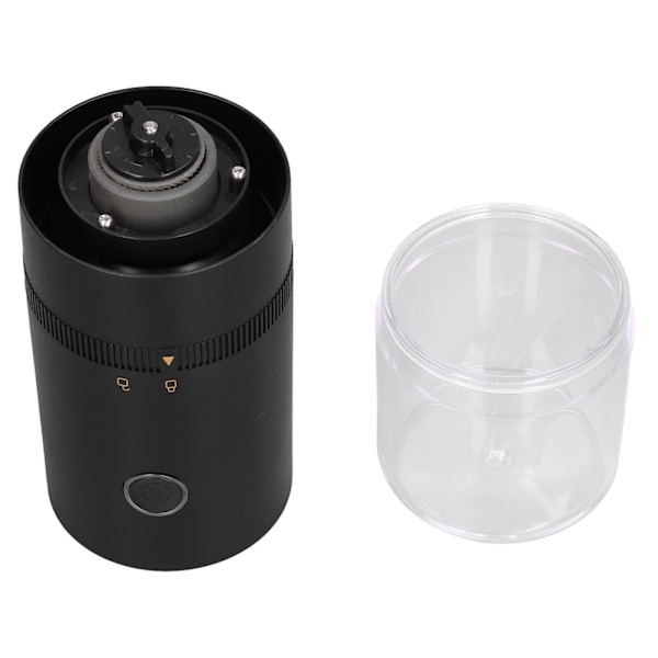 Kaffe Bønne Grinder Praktisk Pålidelig Holdbar Buet Design Kompakt Bærbar Slibning Værktøj til HjemmetSort