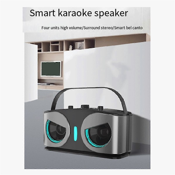 SD306plus Uggla Bluetooth Högtalare Kraftfull Portabel med Dubbla Mikrofoner A