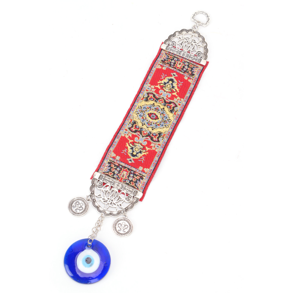 Evil Eye Decor Lucky Udsøgt holdbart håndværk Beskyttelse Bil hængende ornament til gaver Hjem dekoration Rød rund