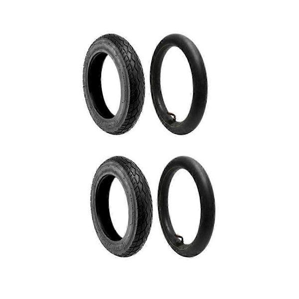 2 Sett 12 1/2x2 1/4 Batteribil Dekk 57-203 Elektrisk Rullestol Inner- og Ytterdekk 62-203 Pneumatisk Dekk