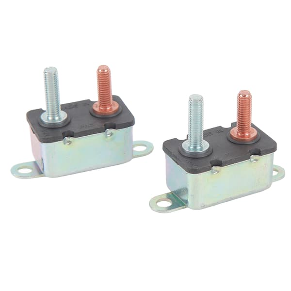 Automatisk tilbakestilling av strømbryter 12V 24V studbolt strømbryter for bil skip 40A