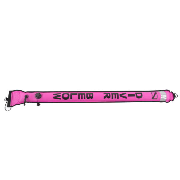 150x15cm Dykker Overflate Markørbøye Høy Synlighet Oppblåsbar Overflate Markør Signalrør Rosa
