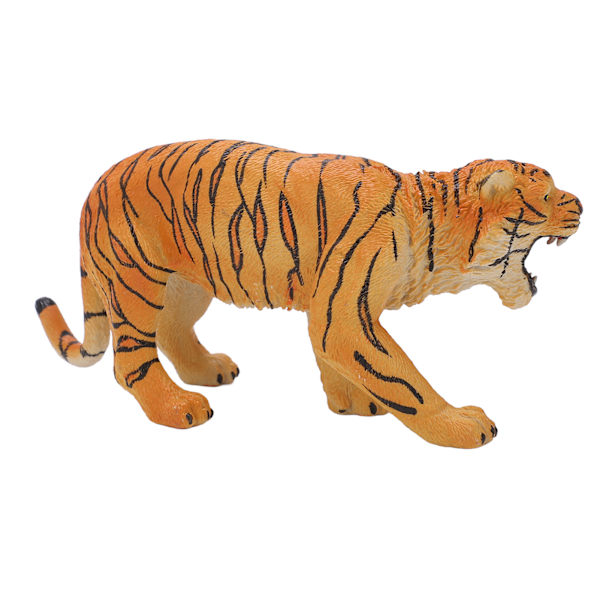 Tiger Figurine Vildt Dyr Plast Simulation Tiger Model til Børn Gave Hjemmekontor Dekoration