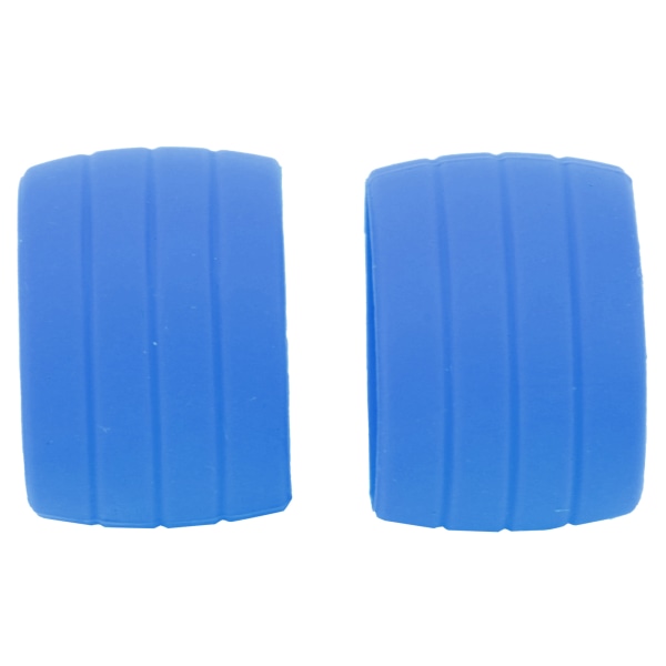 Sykkel silikon elastisk stropp Festering AntiSkip Plugger Stroppløkker for Road Bike Bar Tape (blå)