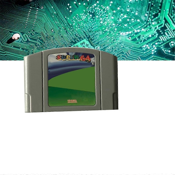 N64-pelille Super 64 -klassikkopelikortti