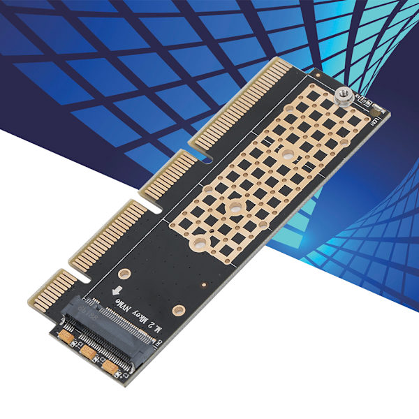 PCIE 3.0×4×8×16 for NVMe utvidelsesadapterkort for IOS / Windows 8 / 10 / Linux