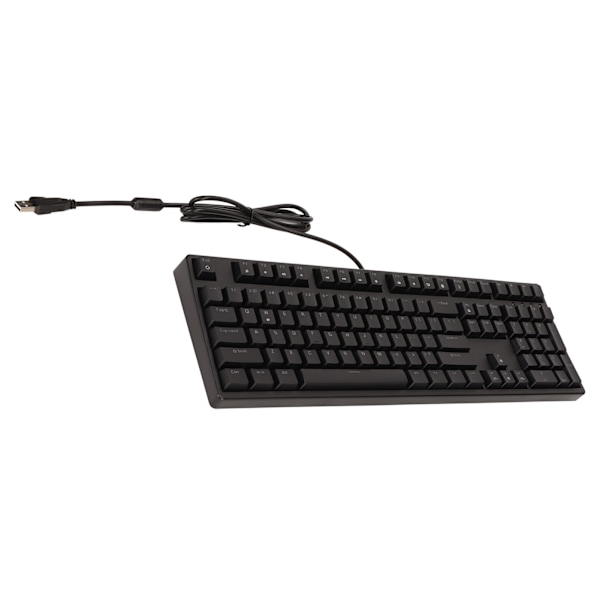 Mekanisk tastatur Brun Switch 108 Key Ergonomisk One Key Kalkulator Funksjon Kablet tastatur for hjemmekontor