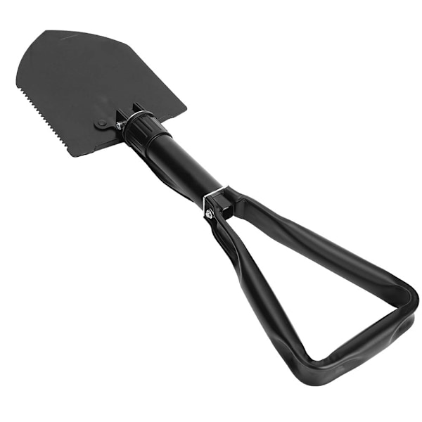 Bärbar hopfällbar spade multifunktionell hopfällbar spade skyttegravverktyg stor för camping fritid klättring helg gård