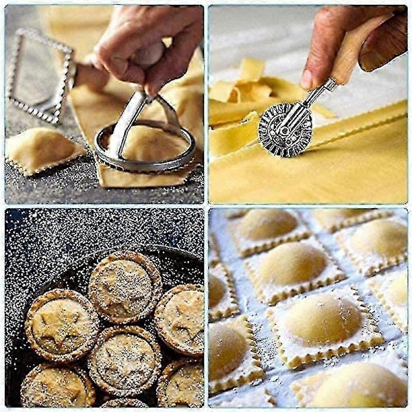 5 Dele Ravioli Stempel Sæt, Ravioli Skærer Stempel Sæt Maker Yyds