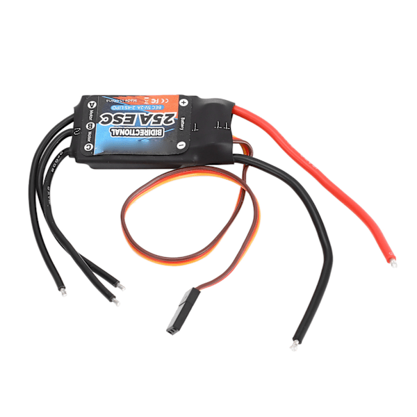 GTSKYTENRC 25A Kaksitieharjaton ESC RC Vaihto-ESC RC-autolle Vene Vedenalainen Potkuri