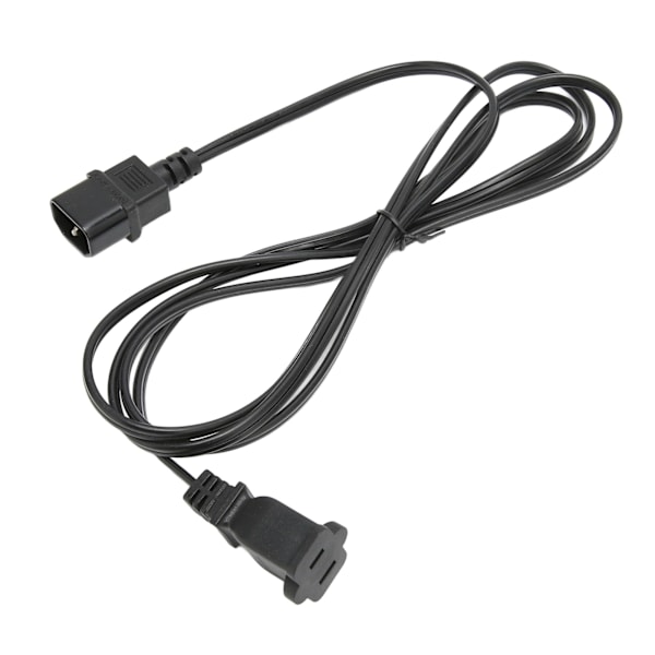 IEC-strömkabel IEC320 C14 hane till Polarity NEMA 1 15R hona strömkabel för skrivbordslampa högtalare LCD-skärm 10A 125V