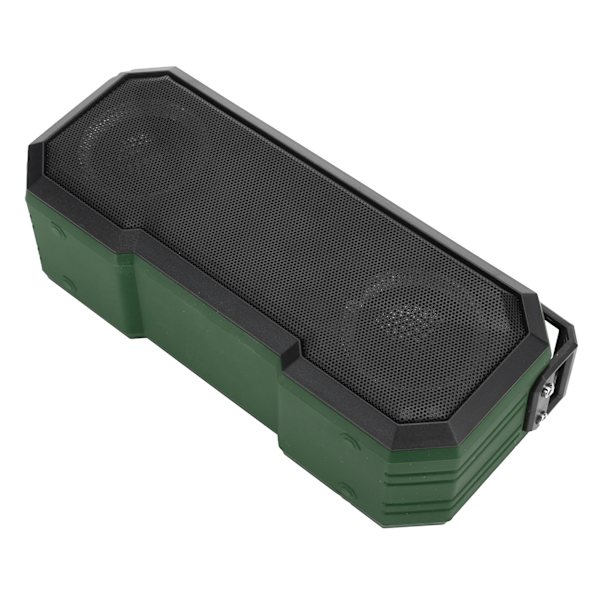 X8 True Wireless Bluetooth 5.0-høyttaler IPX7 vanntett lysende utendørs subwoofer grønn