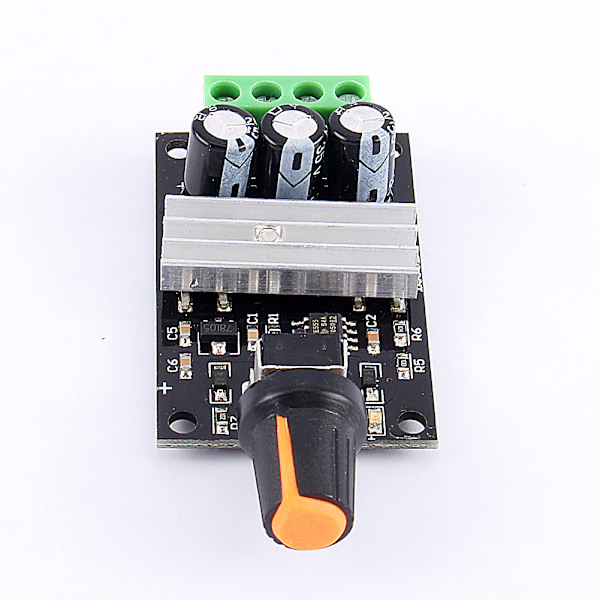 DC6-28V 3A Variabel Motorhastighed PWM Justerbar Regulator Controller Switch+Knap