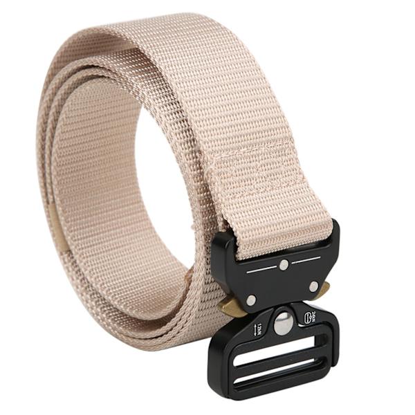 Nylon utomhus multifunktionsräddning rappellering nedförsbacke Militär midjebälte Heavy Duty (khaki)