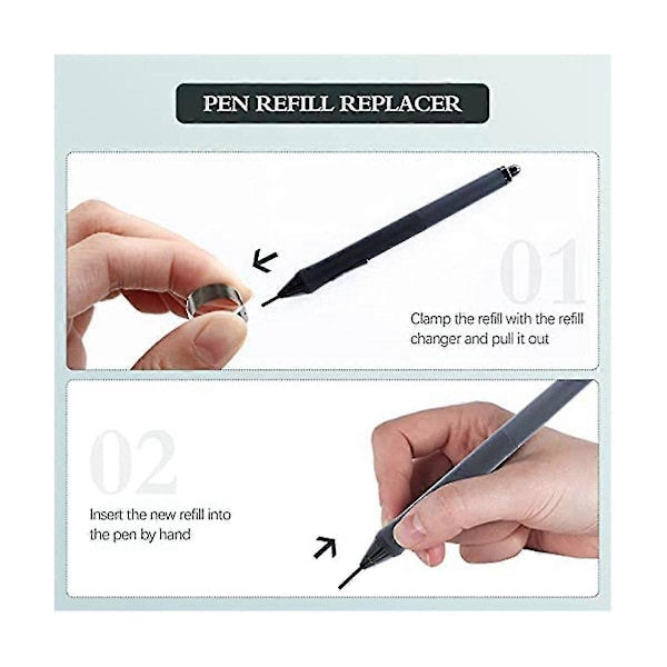 20 stk. Udskiftnings Standard Pen Nib Sort Udskiftning Refill Pen Nib Kompatibel Med Bamboo _SZXM