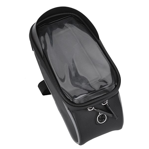 Nylon sort vandafvisende touch screen cykel taske mobiltelefon cykel cykling pakke udstyr