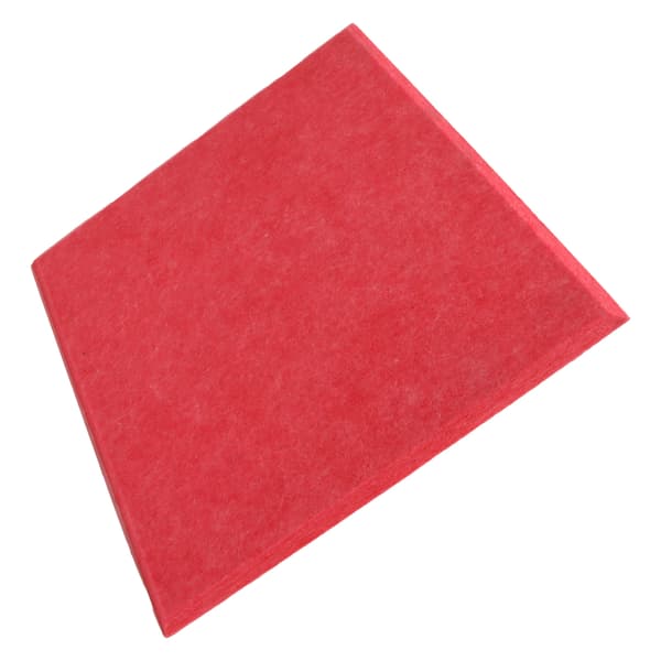 6 stk. akustisk absorpsjonspanel, fortykket, reduserer etterklang, lydisolerende polstring, absorber (rosa)