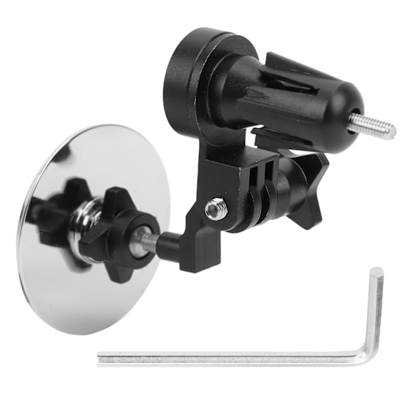 Cykelstyre backspegel cykel backspegel med ljus roterbar baksida reflektor