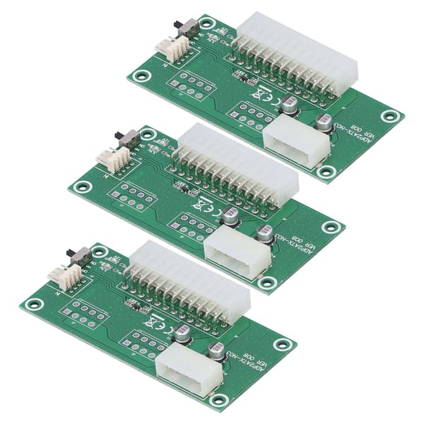 3 st. Multi-Power Synchronization Startkort med 24-stifts anslutningskabel Datoradapter