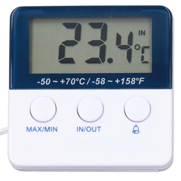 2 i 1 Termometer Hygrometer ℃/℉ Läge Hög Noggrannhet Hög Låg Temperatur Larm Termometer