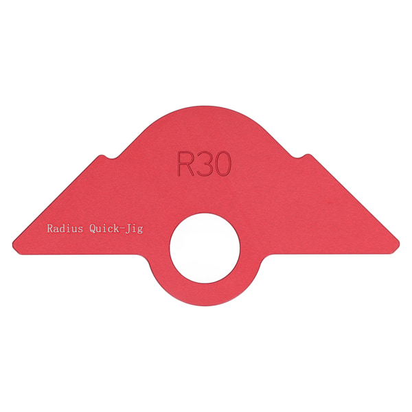 R30 Radius Jig Router Mal - Rundet Mal for Trefresing av Rundet Hjørne for Trefresing