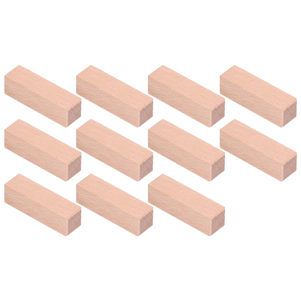11 kpl kaiverruspuupalikkaa viimeistelemätön puuleima luonnonpyökki DIY veistotyökalu 7 x 2 x 2 cm aloittelijoille ja asiantuntijoille
